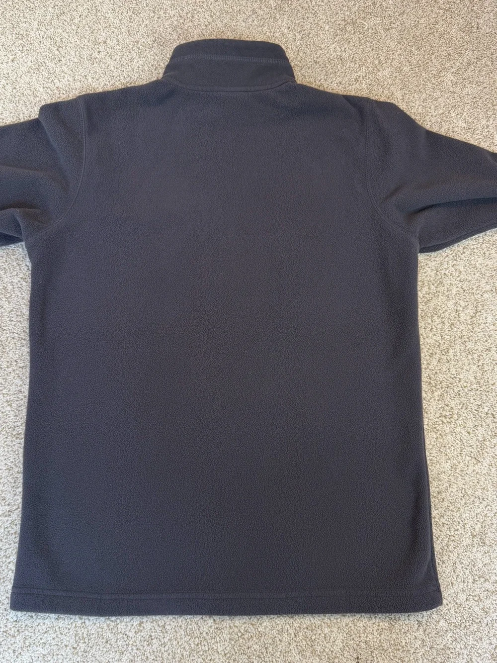 Columbia Fast Trek III Half Zip Fleece Pullover Mens Size Small Oversized Gray